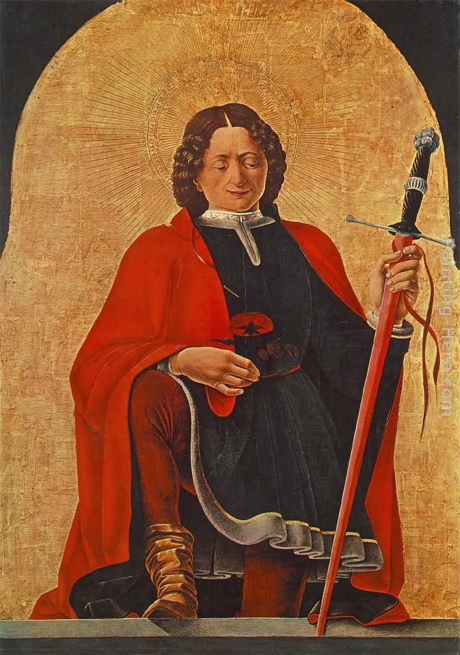 Francesco del Cossa St Florian (Griffoni Polyptych)